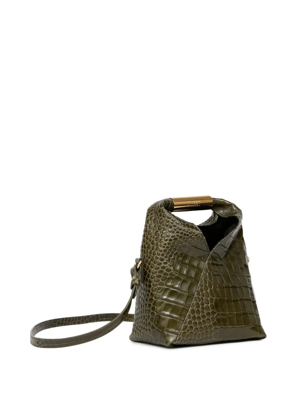 Mm6 BORSA TOTE JAPANESE SERPENTE Verde