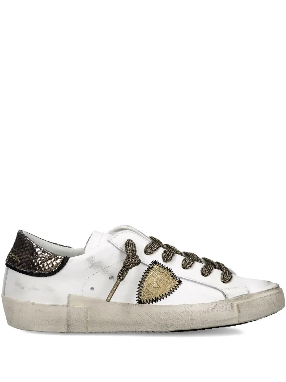 "Philippe Model Paris SNEAKERS "PRSX SNAKE" Bianco"