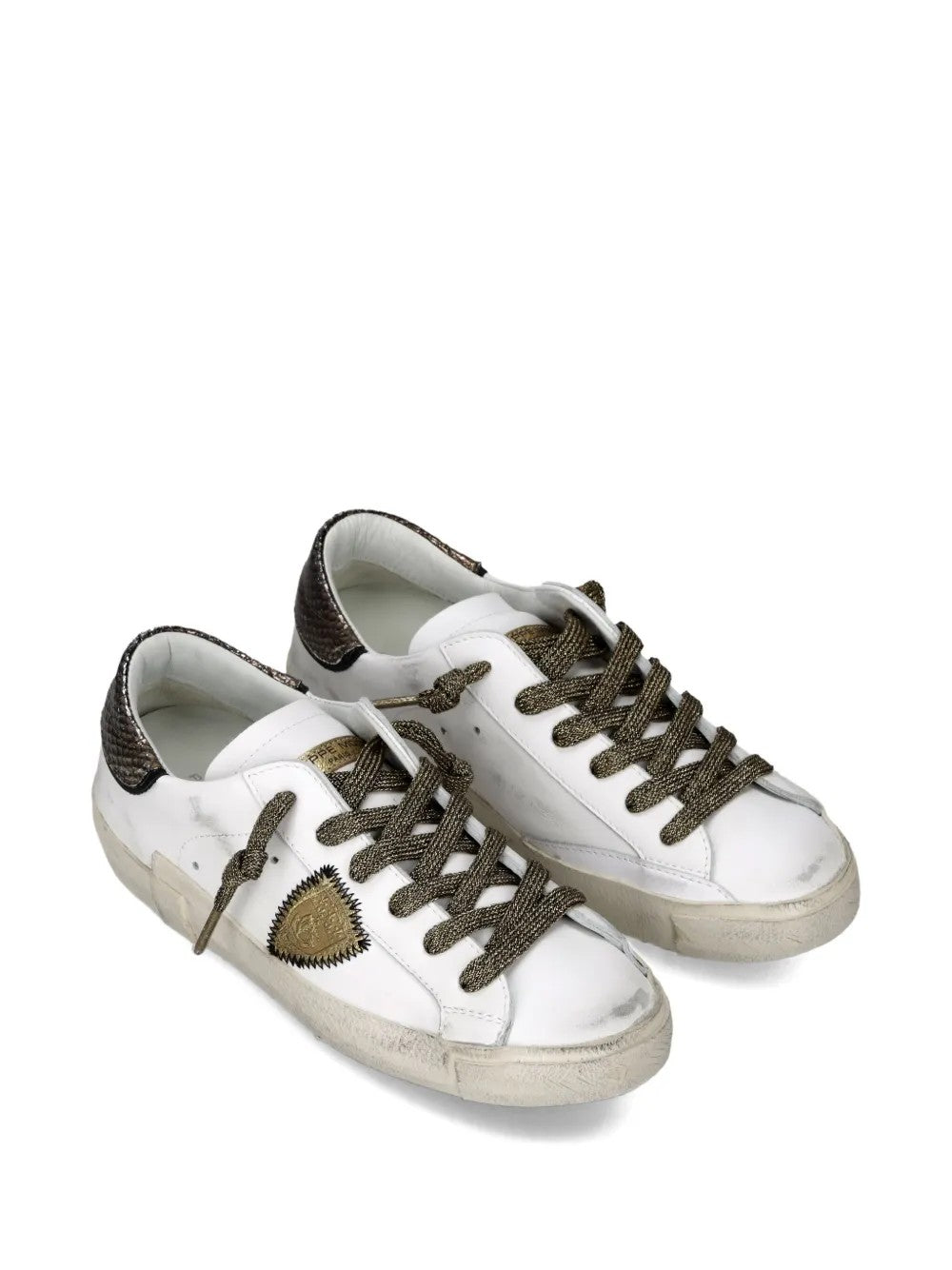 "Philippe Model Paris SNEAKERS "PRSX SNAKE" Bianco"