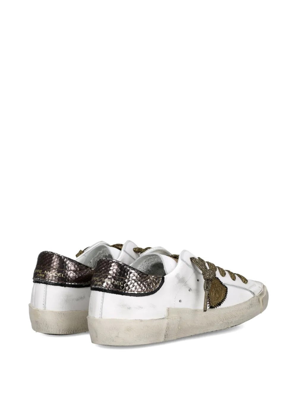 "Philippe Model Paris SNEAKERS "PRSX SNAKE" Bianco"