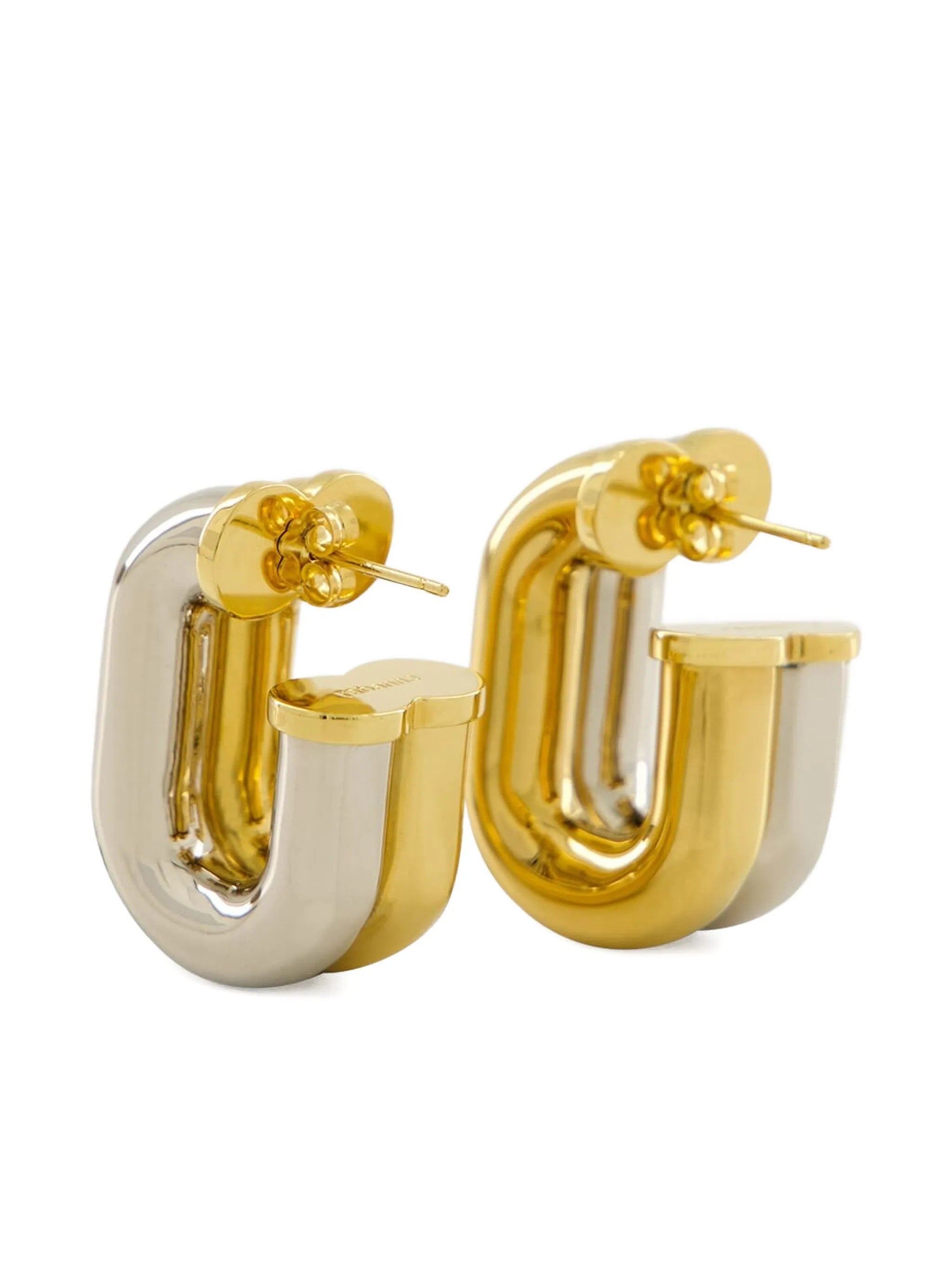 Rabanne ORECCHINI A MAGLIE XL Oro