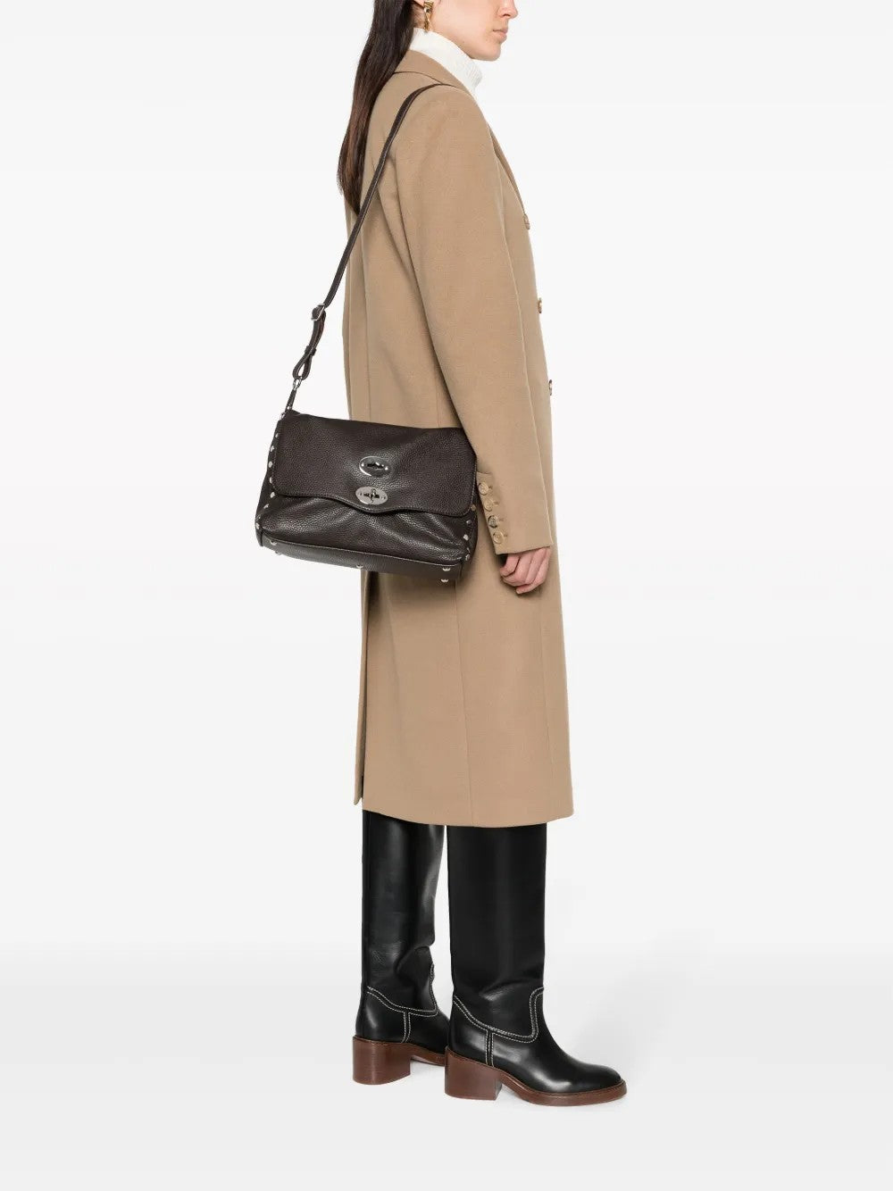 "Zanellato BORSA "POSTINA® DAILY SMALL" Marrone"