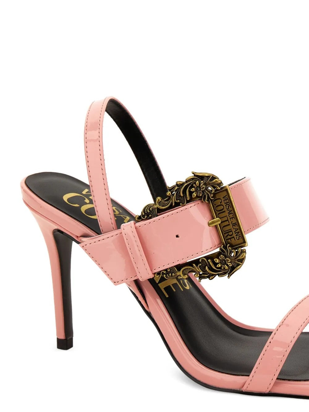 "Versace Jeans Couture SANDALI "EMILY" CON FIBBIA BAROCCA Rosa"