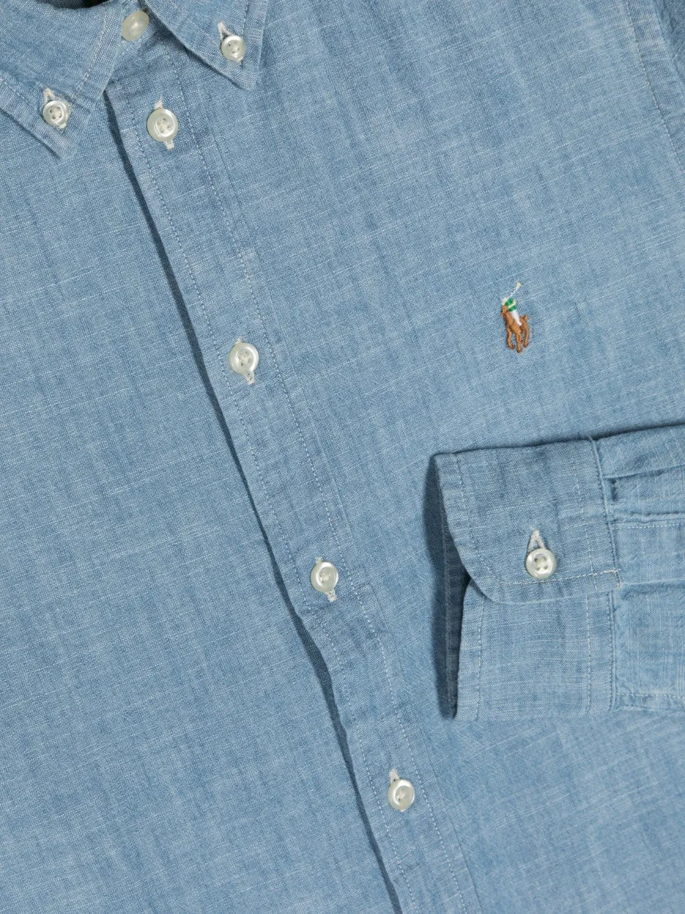 Ralph Lauren CAMICIA CON PONY RICAMATO Blu