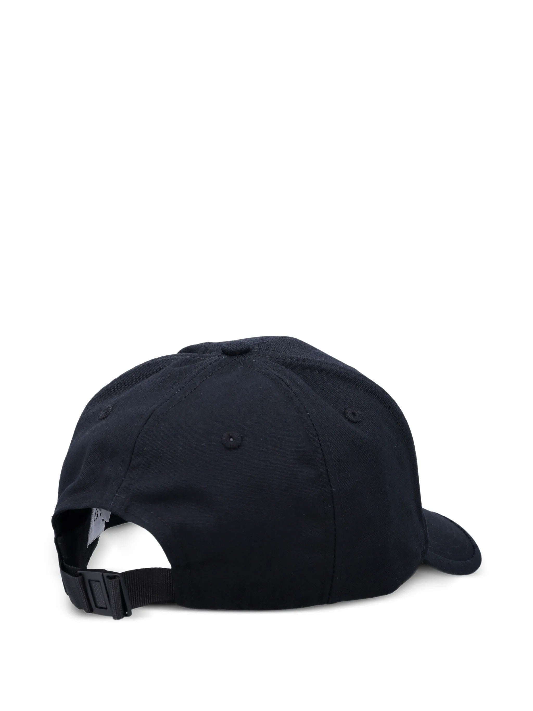 Stone Island HAT WITH CONTRAST LOGO Black
