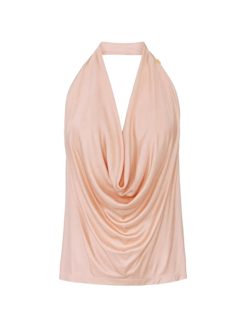 Elisabetta Franchi TOP WITH HAT NECK Neutral