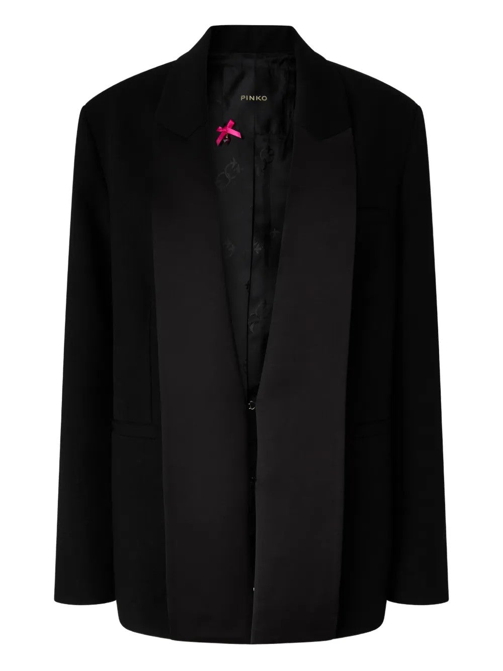 Pinko BLAZER CON REVERS A SCIALLE Nero