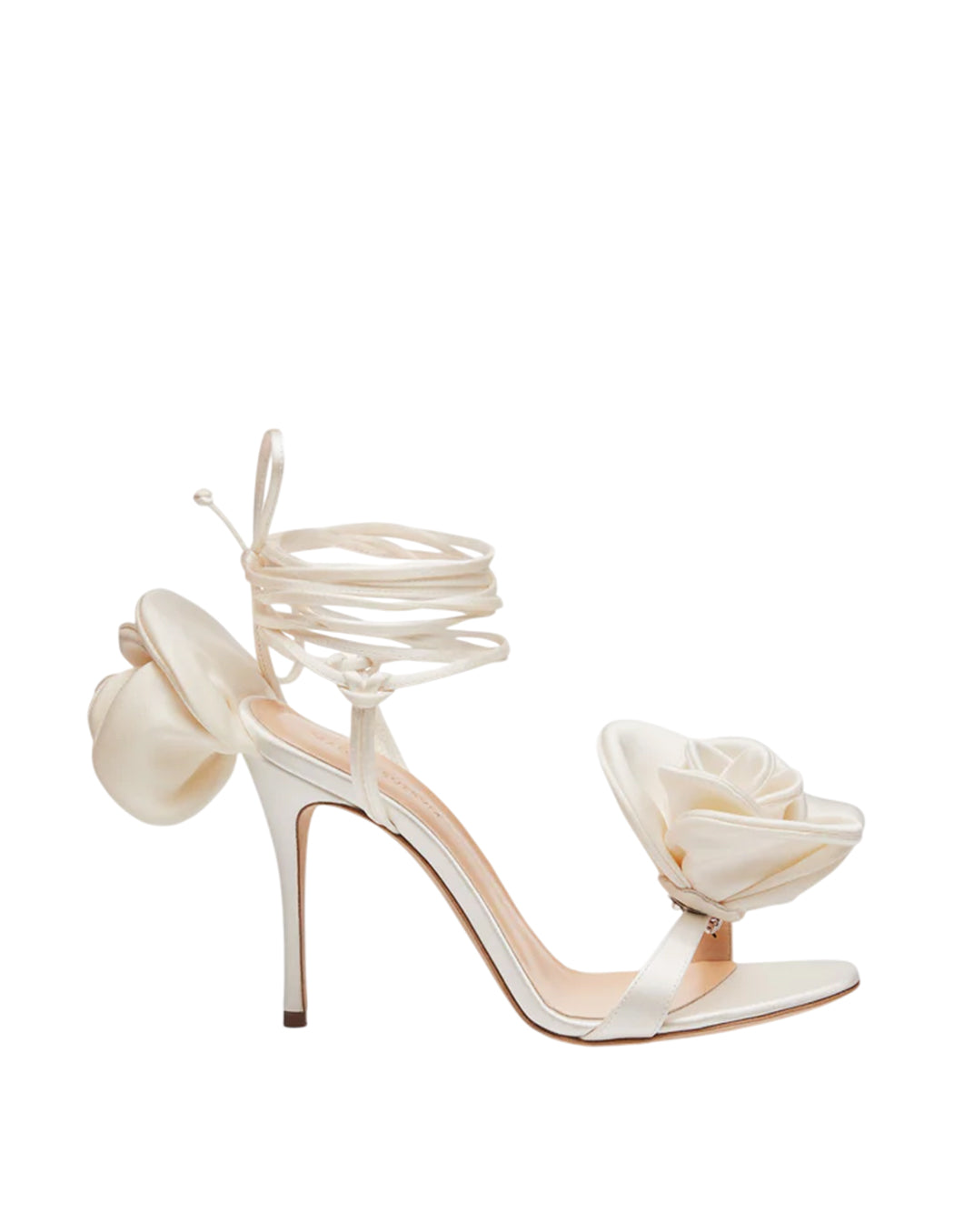 Magda Butrym SANDALO CON TACCO CON FIORE Bianco