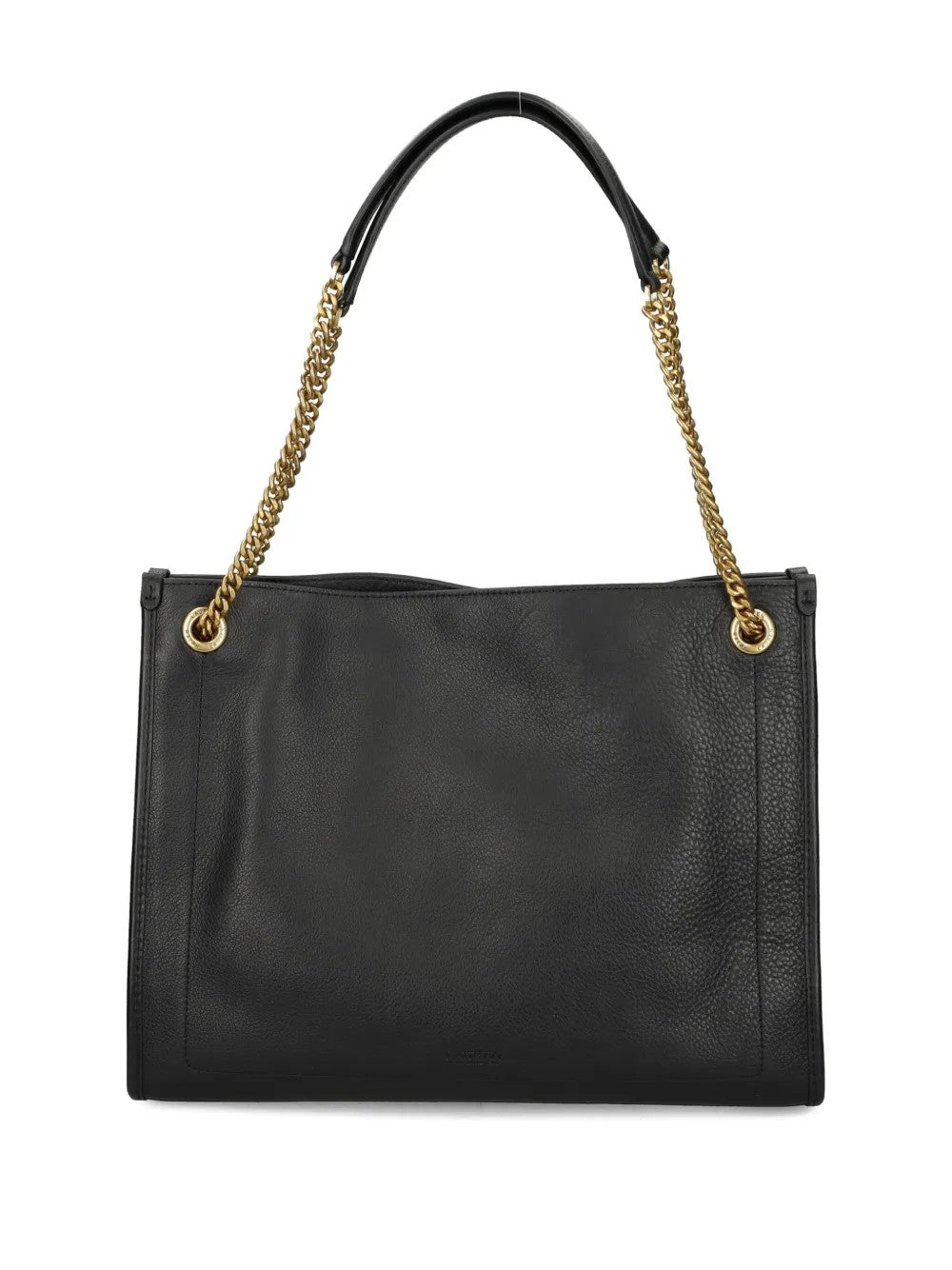 Lauren Ralph Lauren BORSA IN MORBIDA PELLE CON MANICO Nero