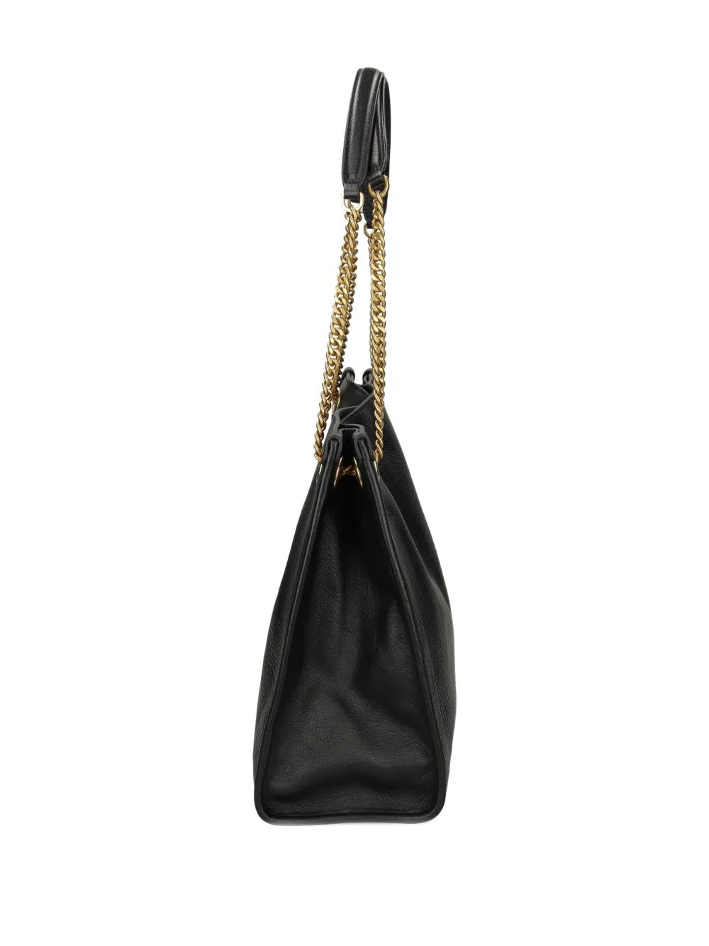 Lauren Ralph Lauren BORSA IN MORBIDA PELLE CON MANICO Nero