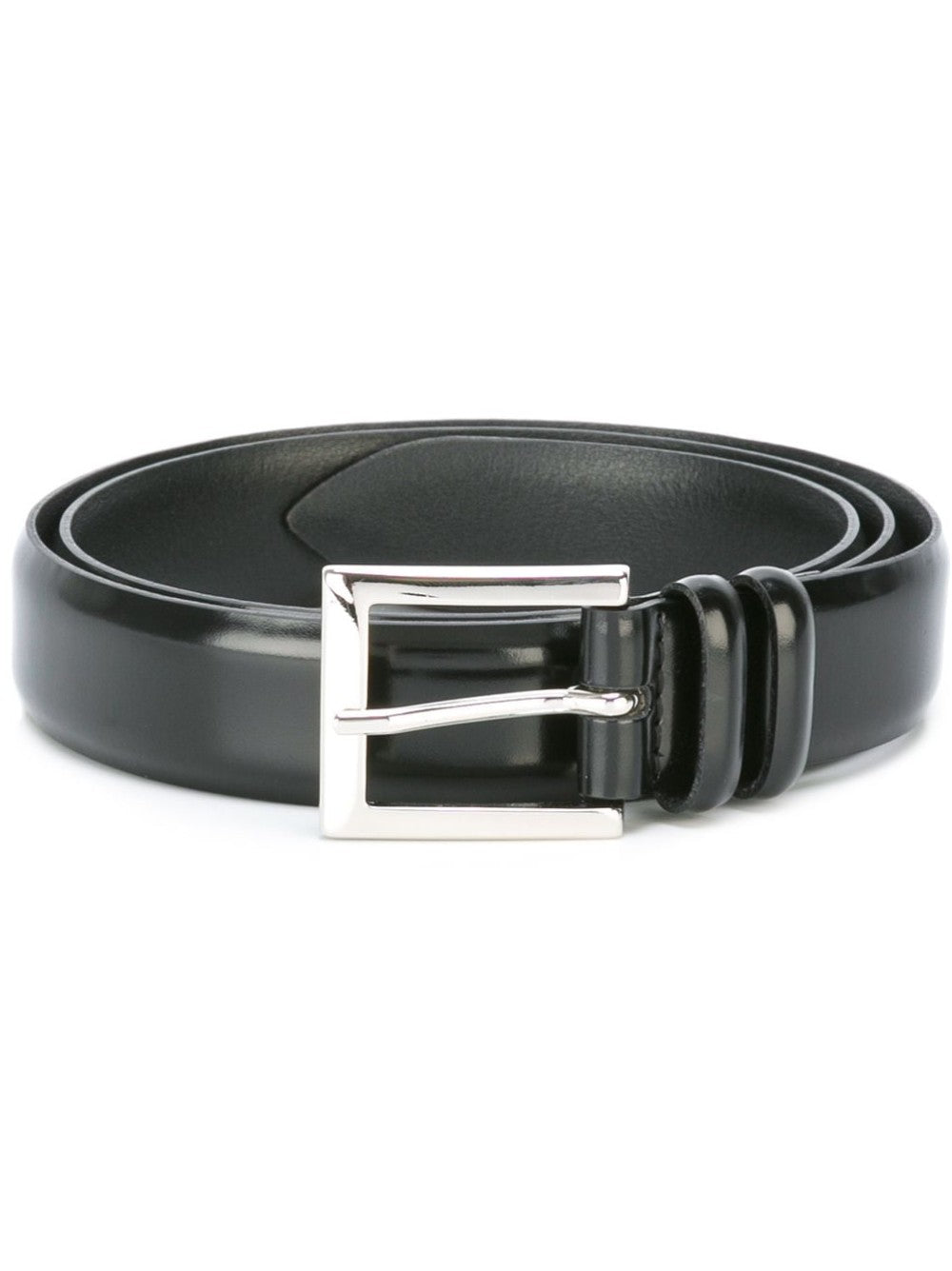 Classic belt with nickel buckle