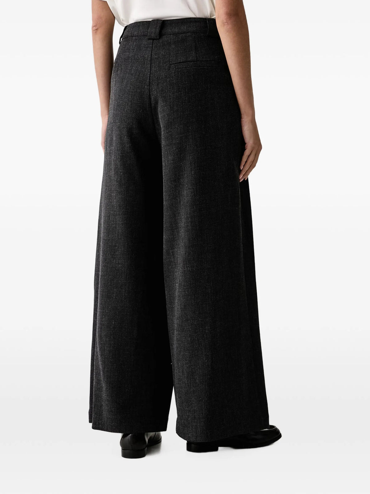 Eleh Pantaloni cropped da Donna Eleh, colore Grigio Grigio