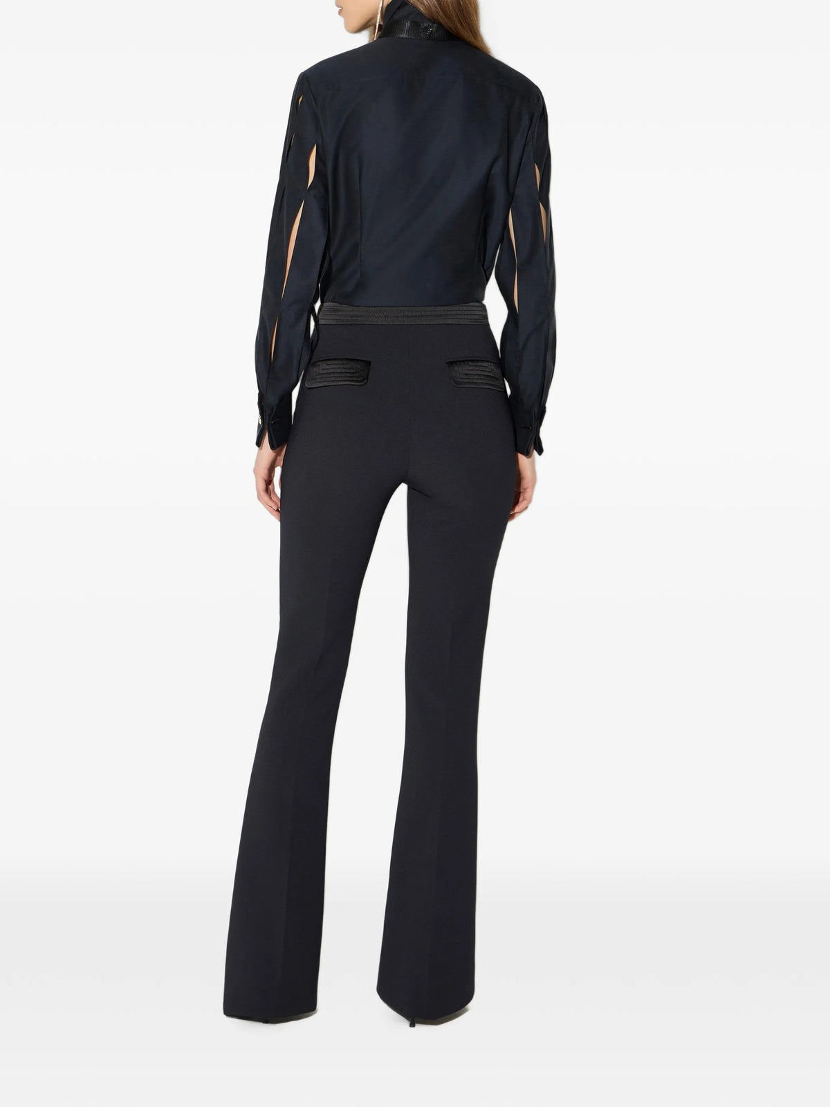 Elisabetta Franchi Pantaloni flared da Donna Elisabetta franchi, colore Nero Nero