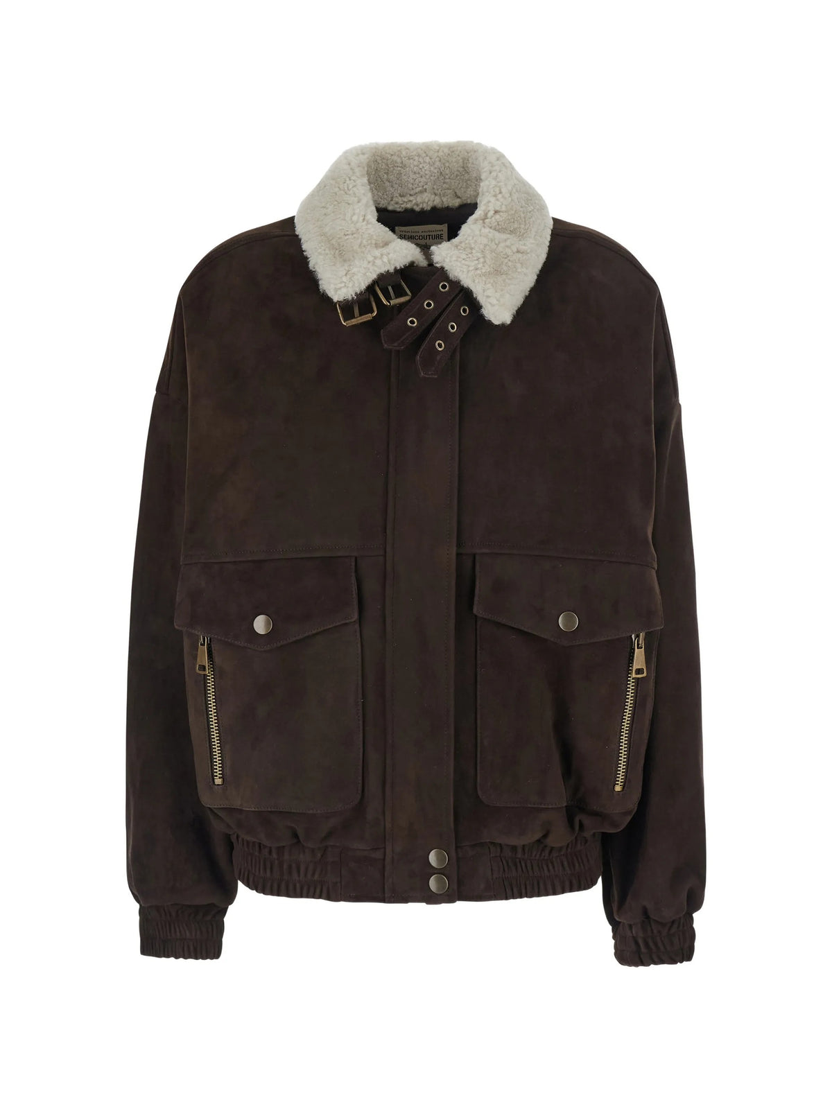 Semi-couture Giacche casual da Donna Semi-couture, colore Marrone Marrone