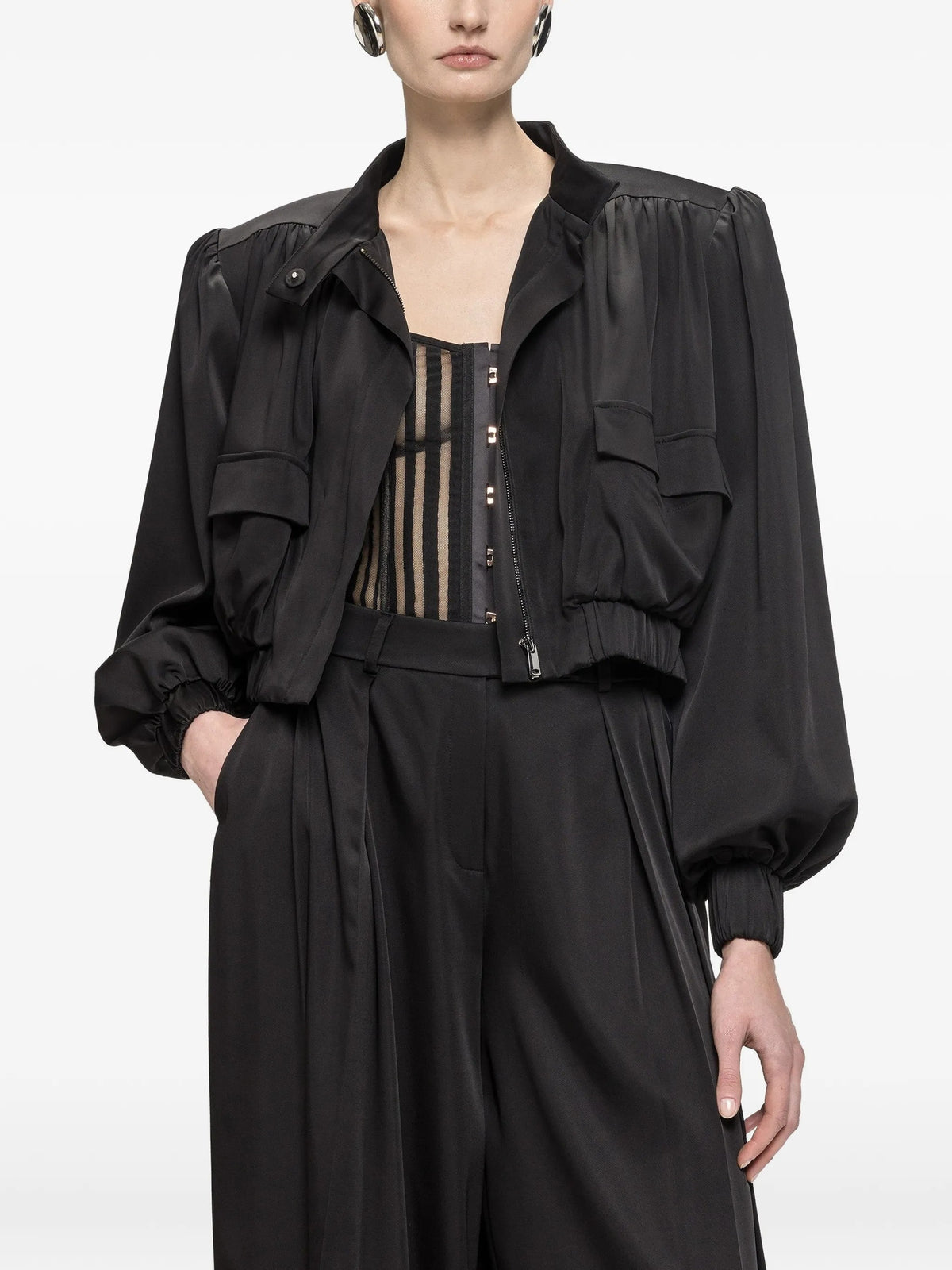Nissa Pantaloni eleganti da Donna Nissa, colore Nero Nero