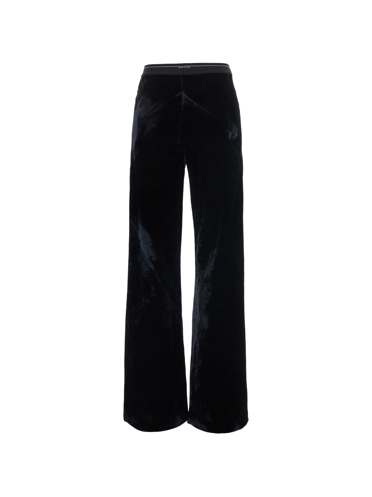 Semi-couture Pantaloni flared da Donna Semi-couture, colore Nero Nero