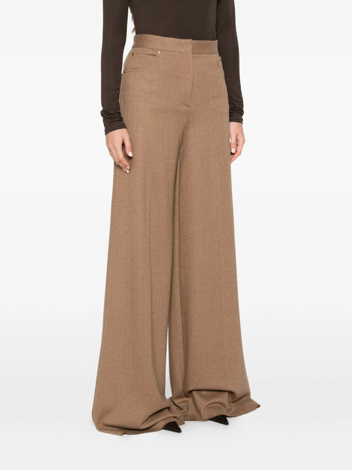 Max Mara Pantaloni flared da Donna Max mara, colore Neutro Neutro
