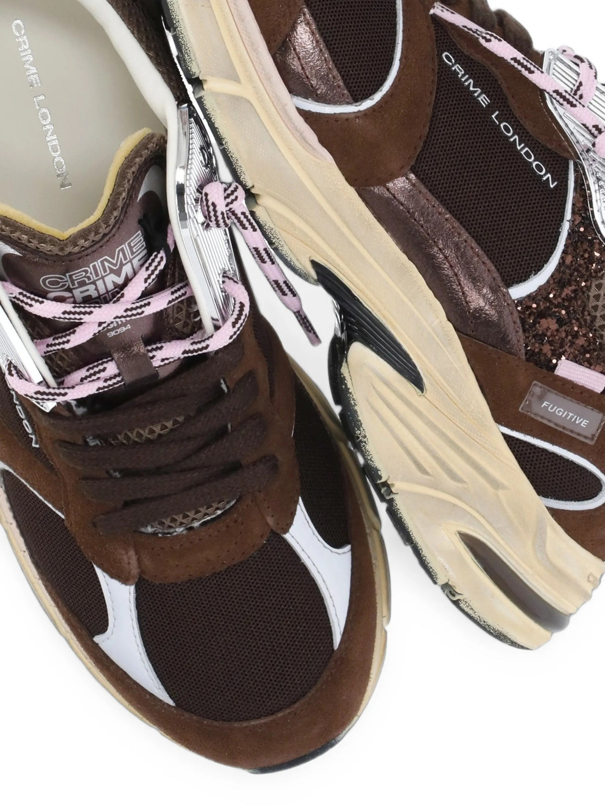 Crime London Sneakers da Donna Crime london, colore Nero Multicolor