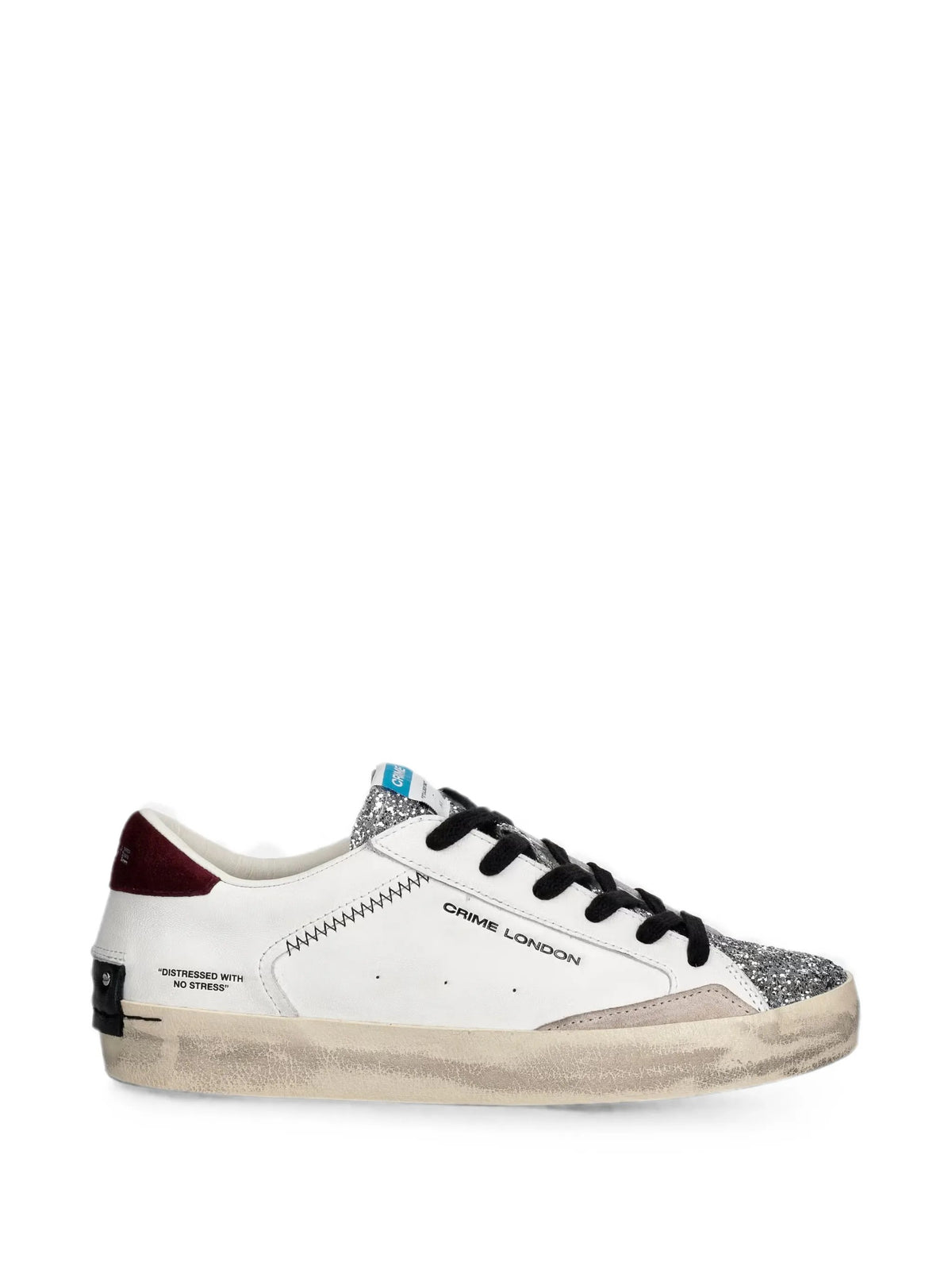 Crime London Sneakers da Donna Crime london, colore Bianco Bianco