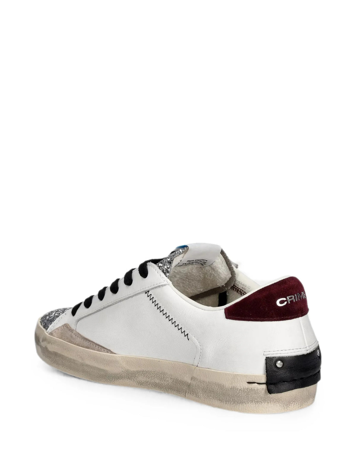 Crime London Sneakers da Donna Crime london, colore Bianco Bianco