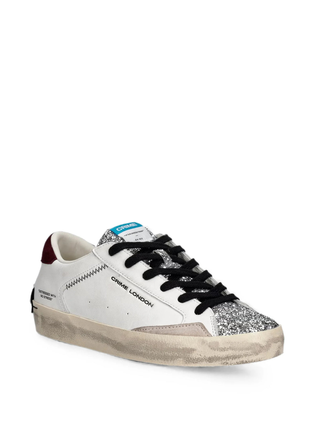 Crime London Sneakers da Donna Crime london, colore Bianco Bianco
