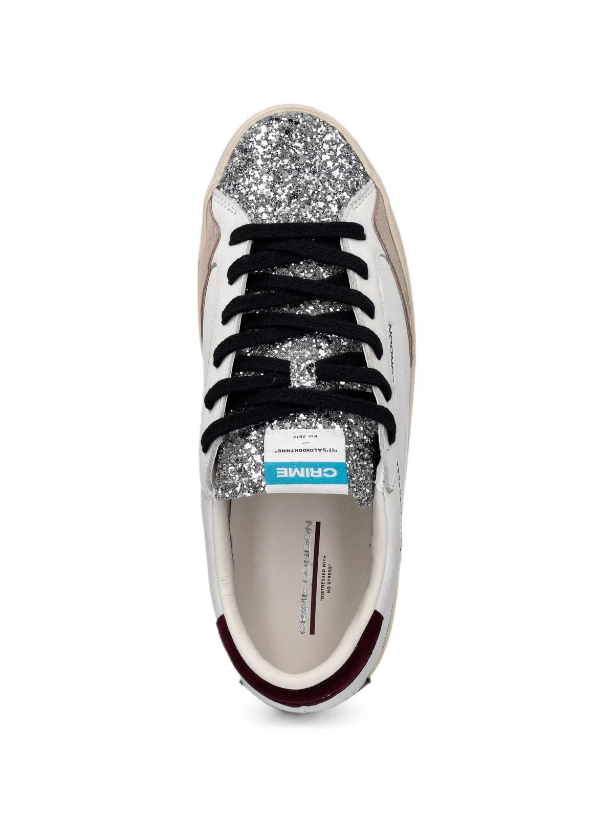 Crime London Sneakers da Donna Crime london, colore Bianco Bianco