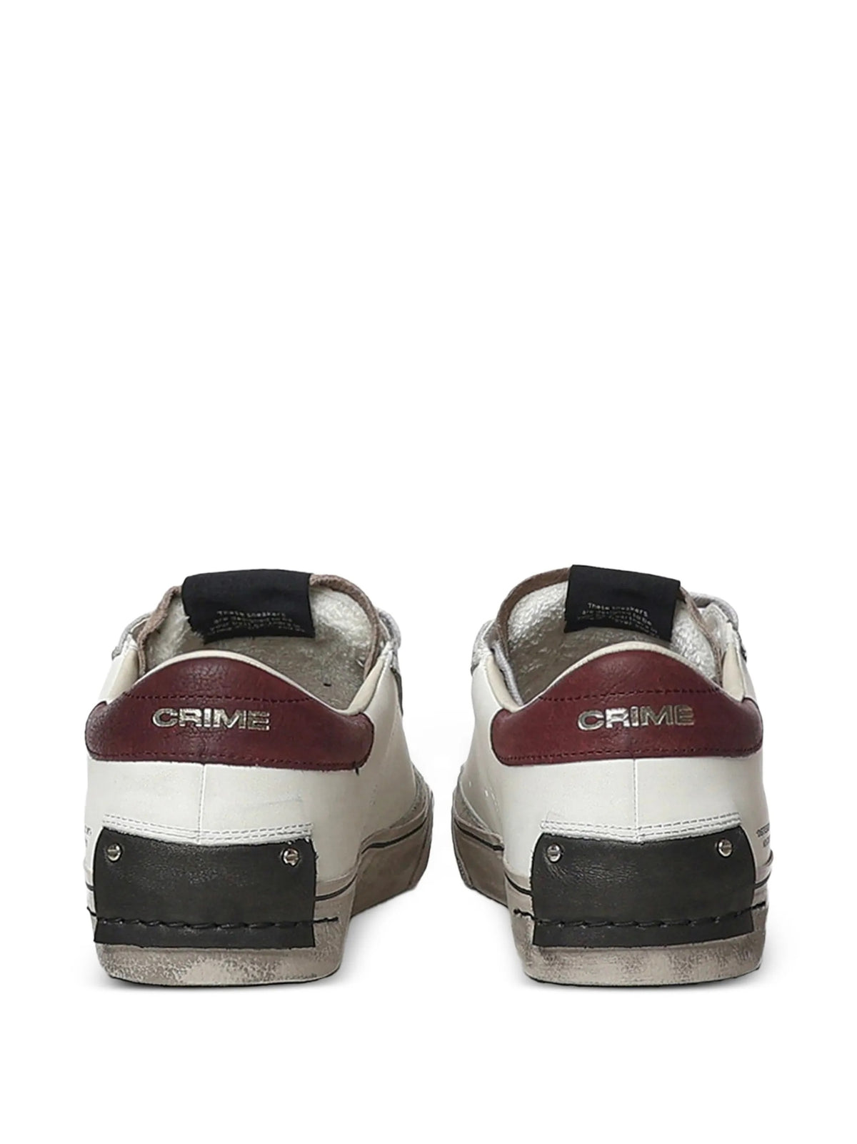 Crime London Sneakers da Uomo Crime london, colore Bianco Bianco