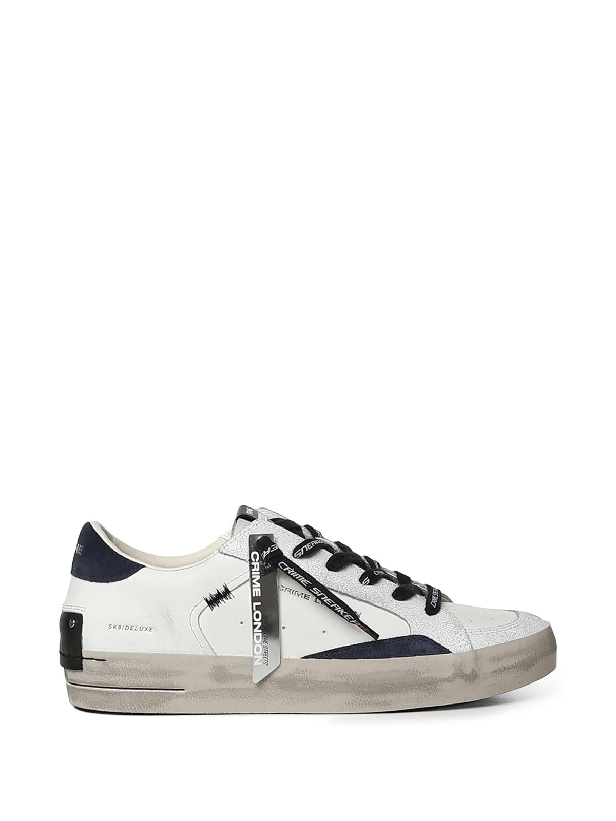 Crime London Sneakers da Uomo Crime london, colore Bianco Bianco