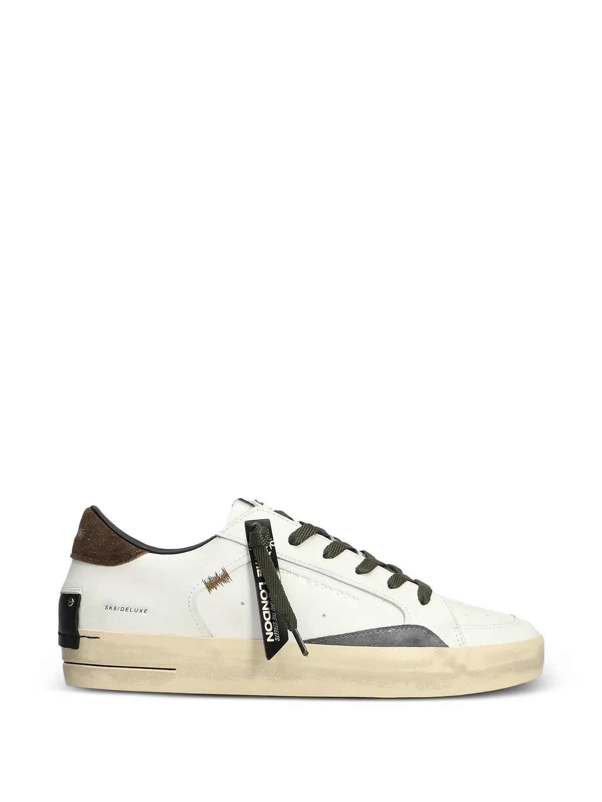 Crime London Sneakers da Uomo Crime london, colore Bianco Bianco