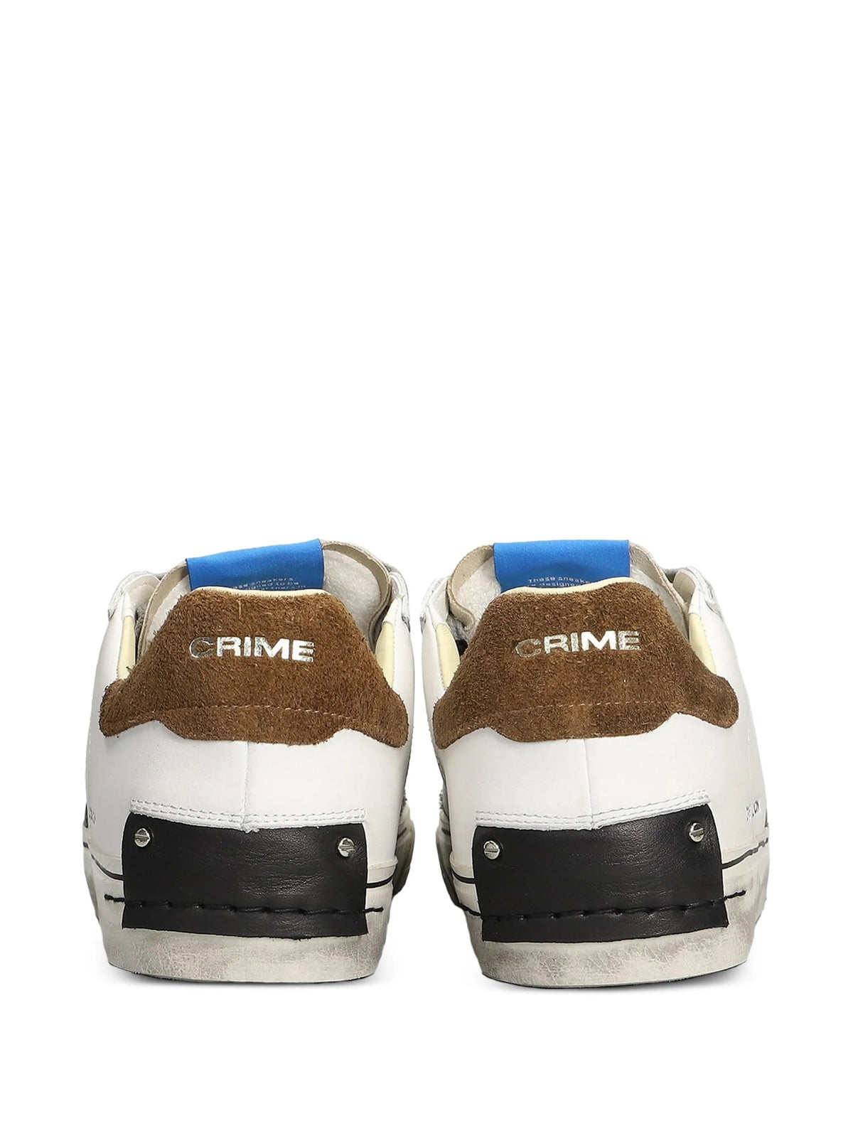 Crime London Sneakers da Uomo Crime london, colore Bianco Bianco
