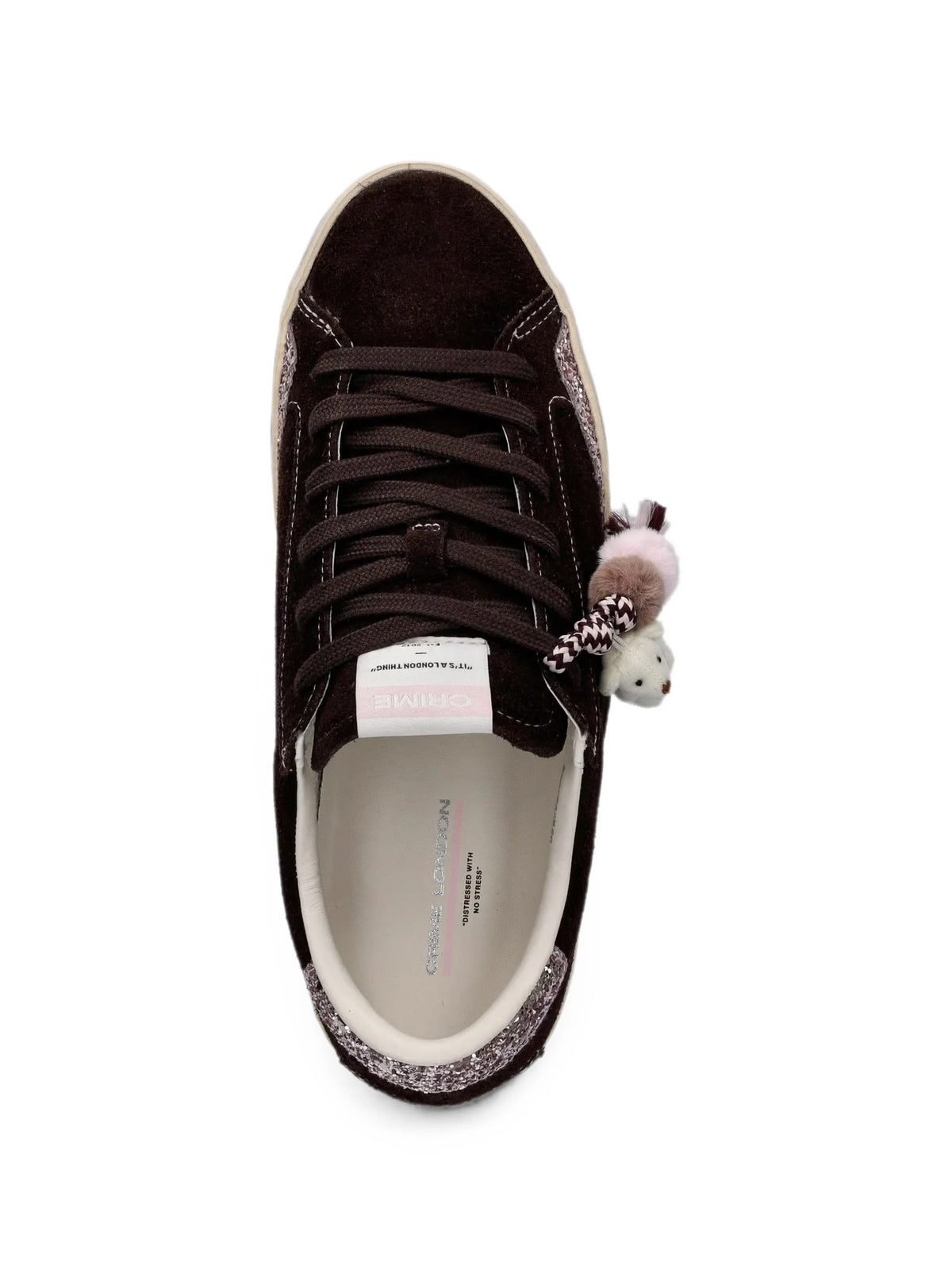 Crime London Sneakers da Donna Crime london, colore Marrone Marrone