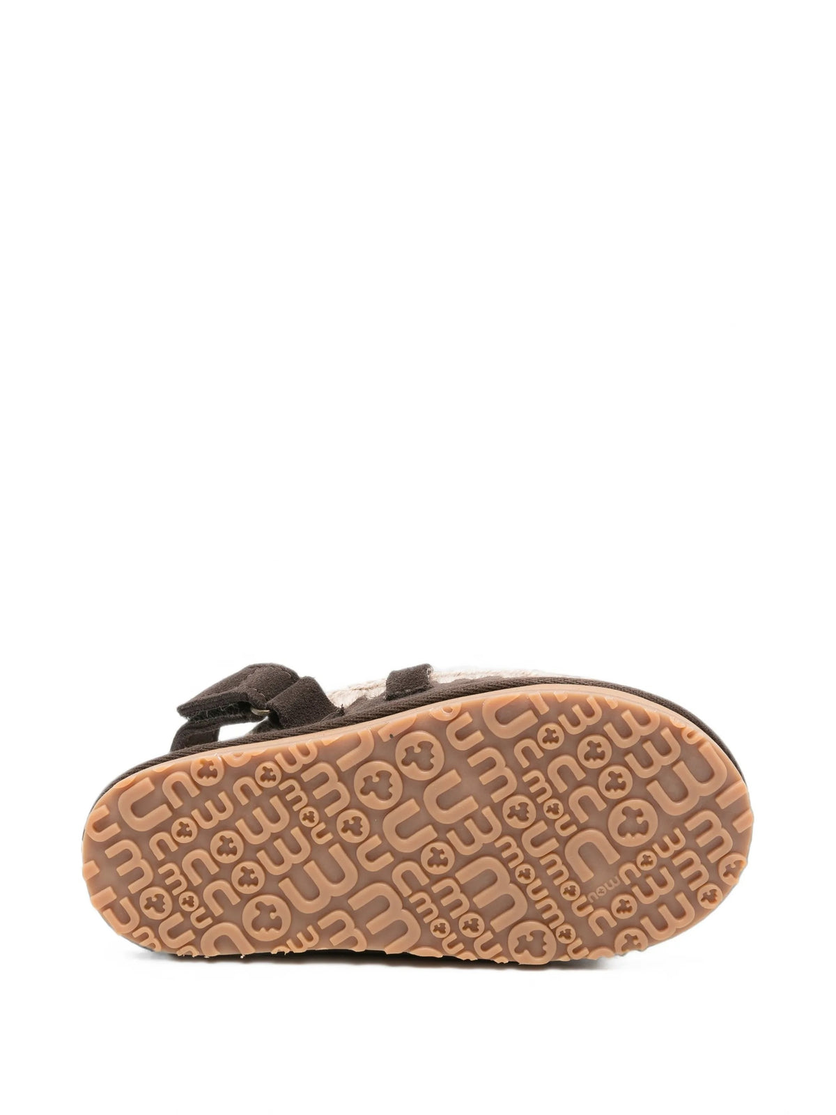 Mou Ciabatte da Bambina Mou, colore Marrone Marrone