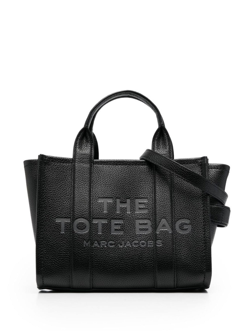 "Marc Jacobs "THE LEATHER SMALL TOTE BAG" Nero"