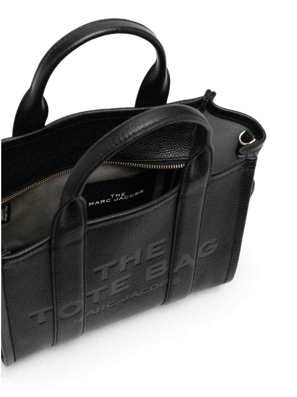 "Marc Jacobs "THE LEATHER SMALL TOTE BAG" Nero"