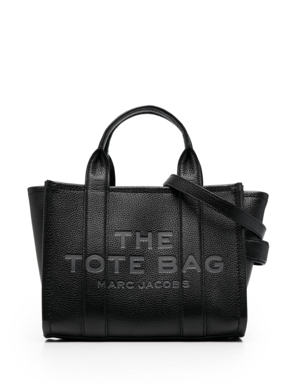 "Marc Jacobs "THE LEATHER SMALL TOTE BAG" Nero"
