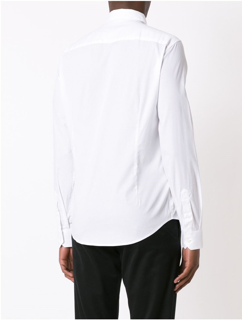 Armani Exchange CAMICIA CLASSICA SLIM FIT Bianco