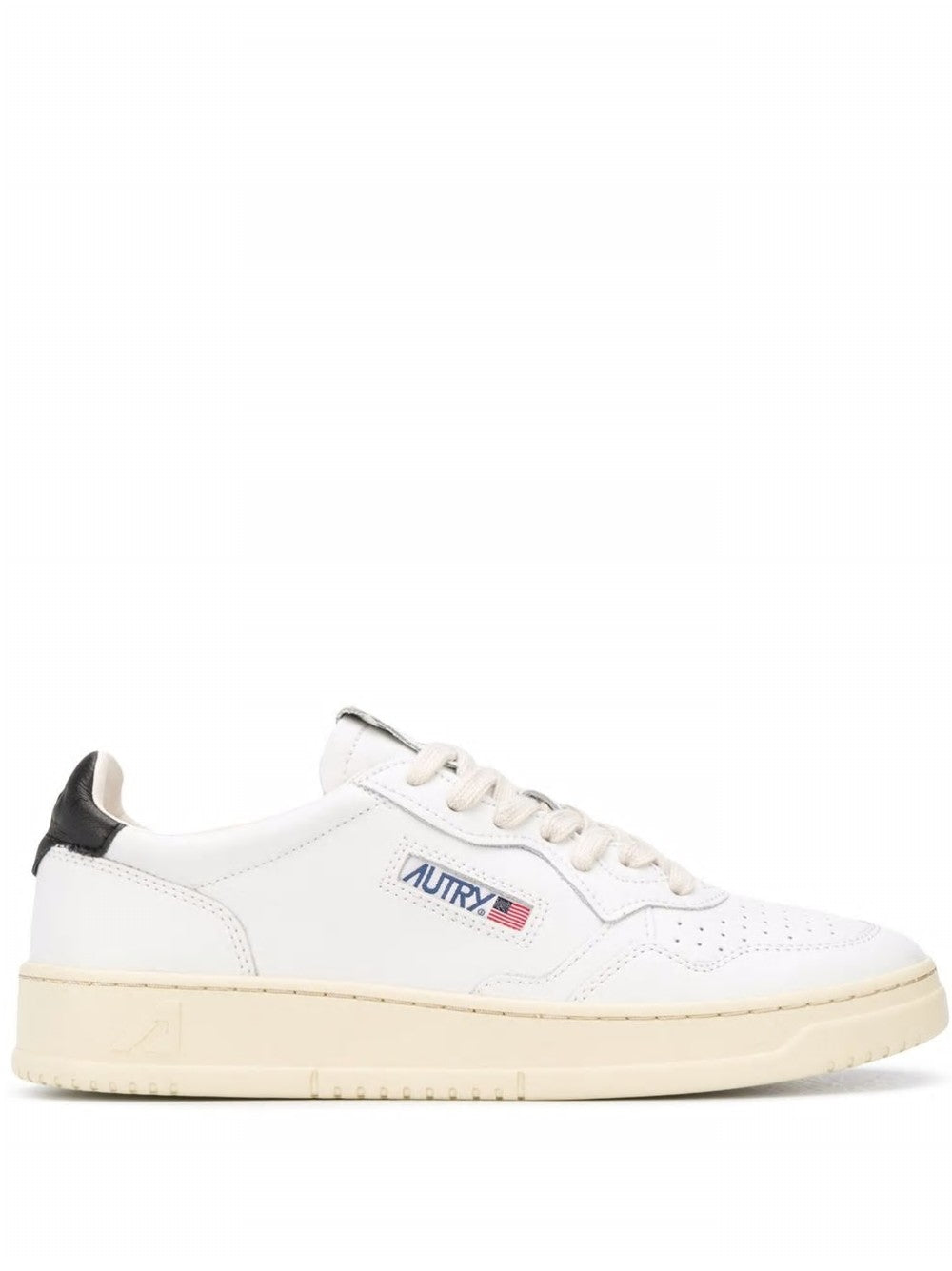 Autry SNEAKERS MEDALIST LOW IN PELLE Bianco