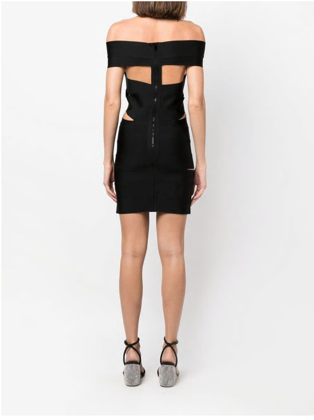 Alexandre Vauthier ABITO CORTO CON DETTAGLIO CUT-OUT Nero