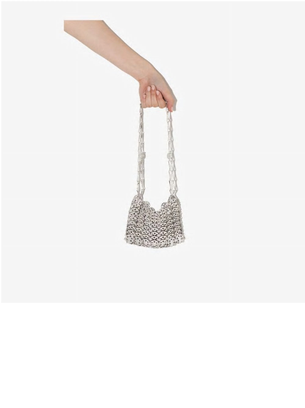 Rabanne ICONIC SHOULDER BAG 1969 Silver
