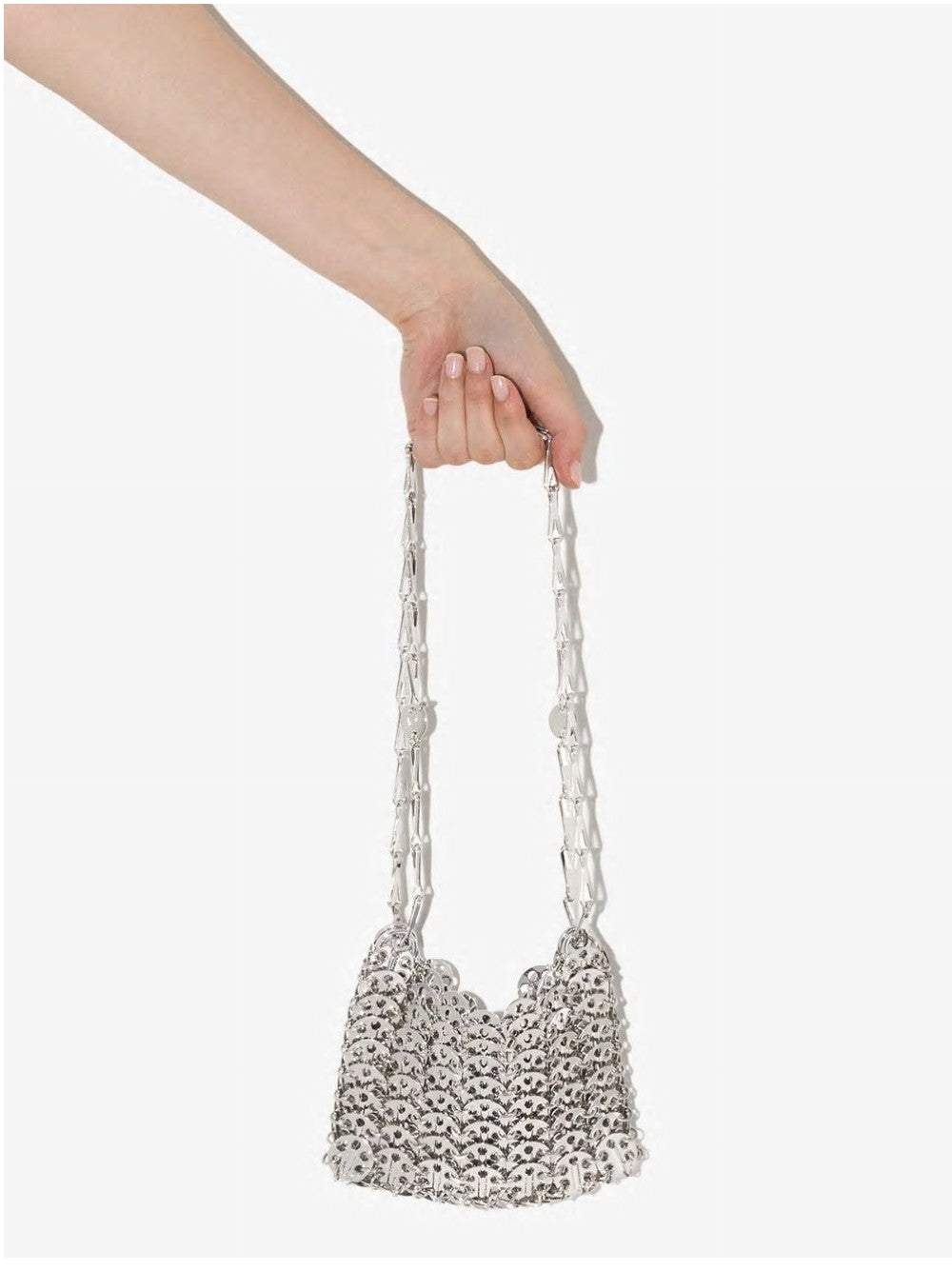 Rabanne ICONIC SHOULDER BAG 1969 Silver