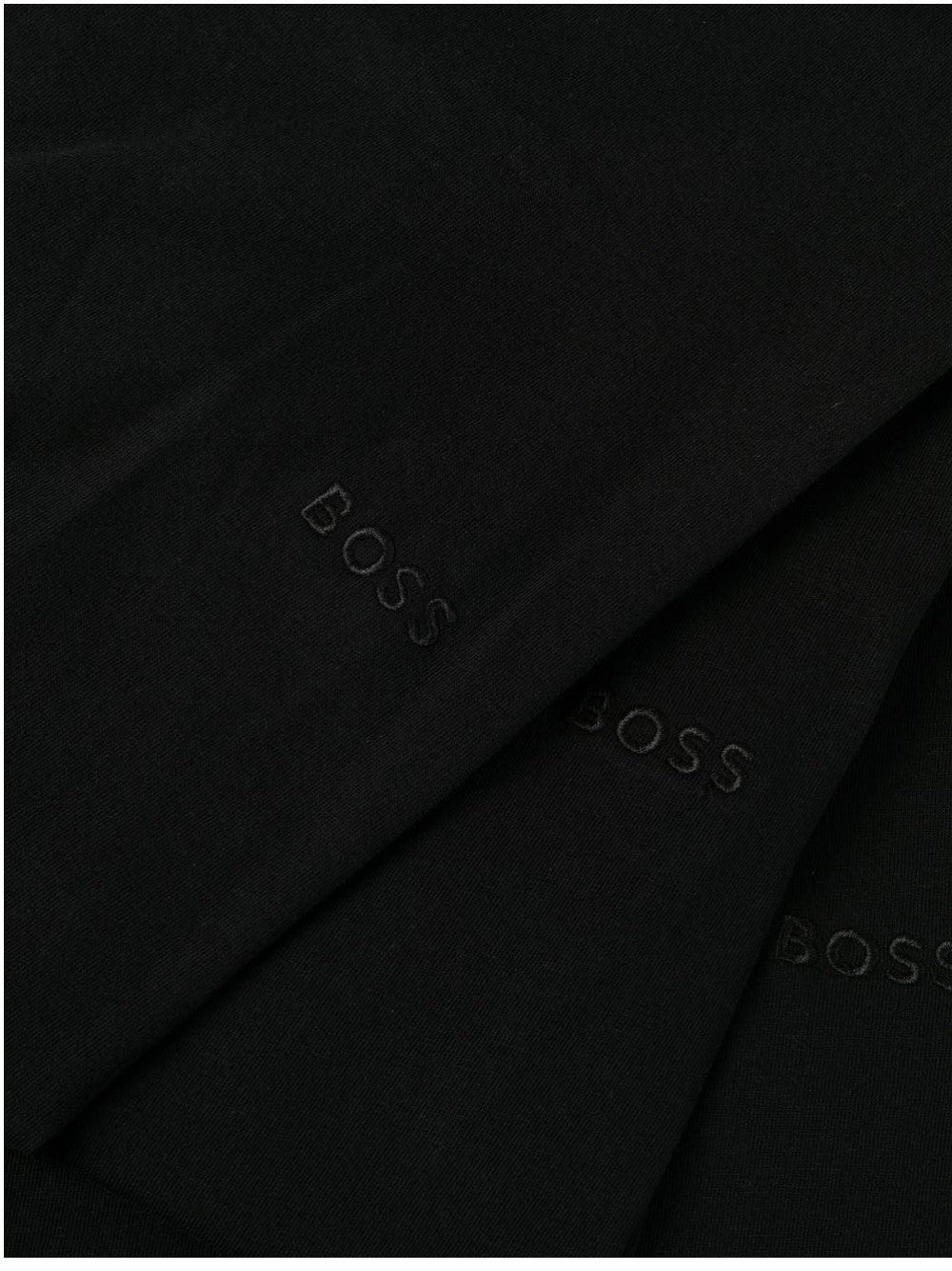 Boss SET TRE T-SHIRT CON LOGO RICAMATO Nero
