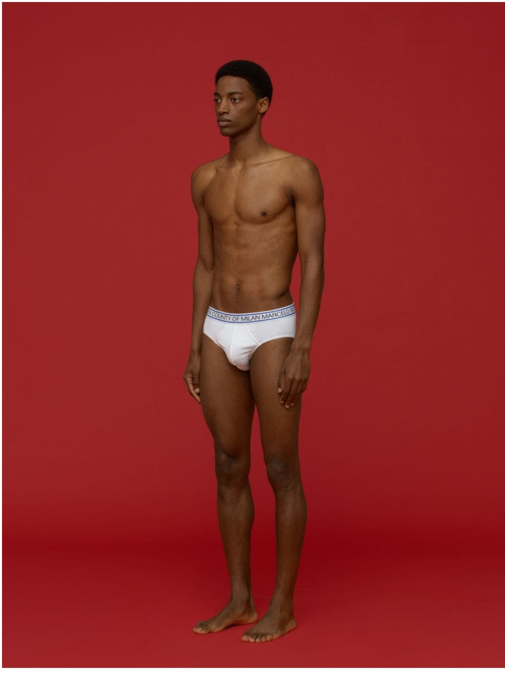 Marcelo Burlon SET 3 SLIP CON LOGO Bianco
