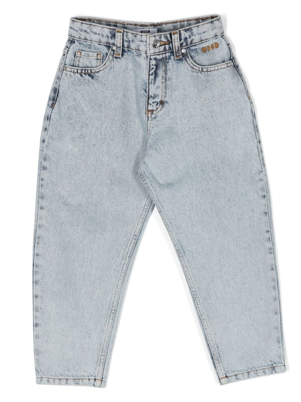 JEANS EMBROIDERED LOGO