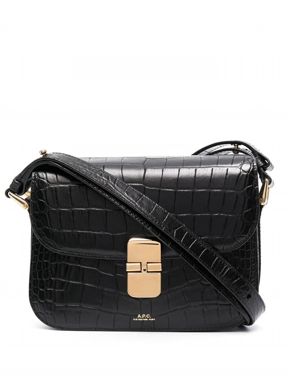 CROCODILE EFFECT SHOULDER BAG