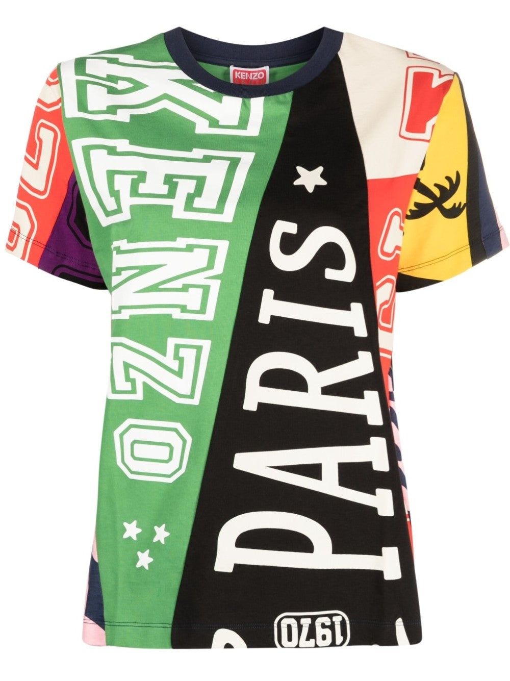 T-SHIRT WITH ALL OVER LOGO