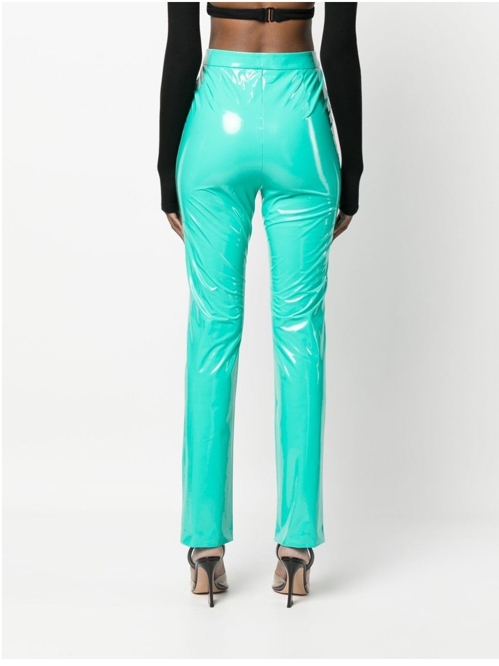 Rotate PANTALONE IN VINILE Verde