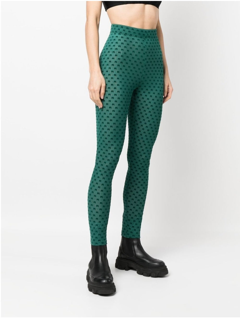 Rotate LEGGINGS LOGO ALL-OVER Verde