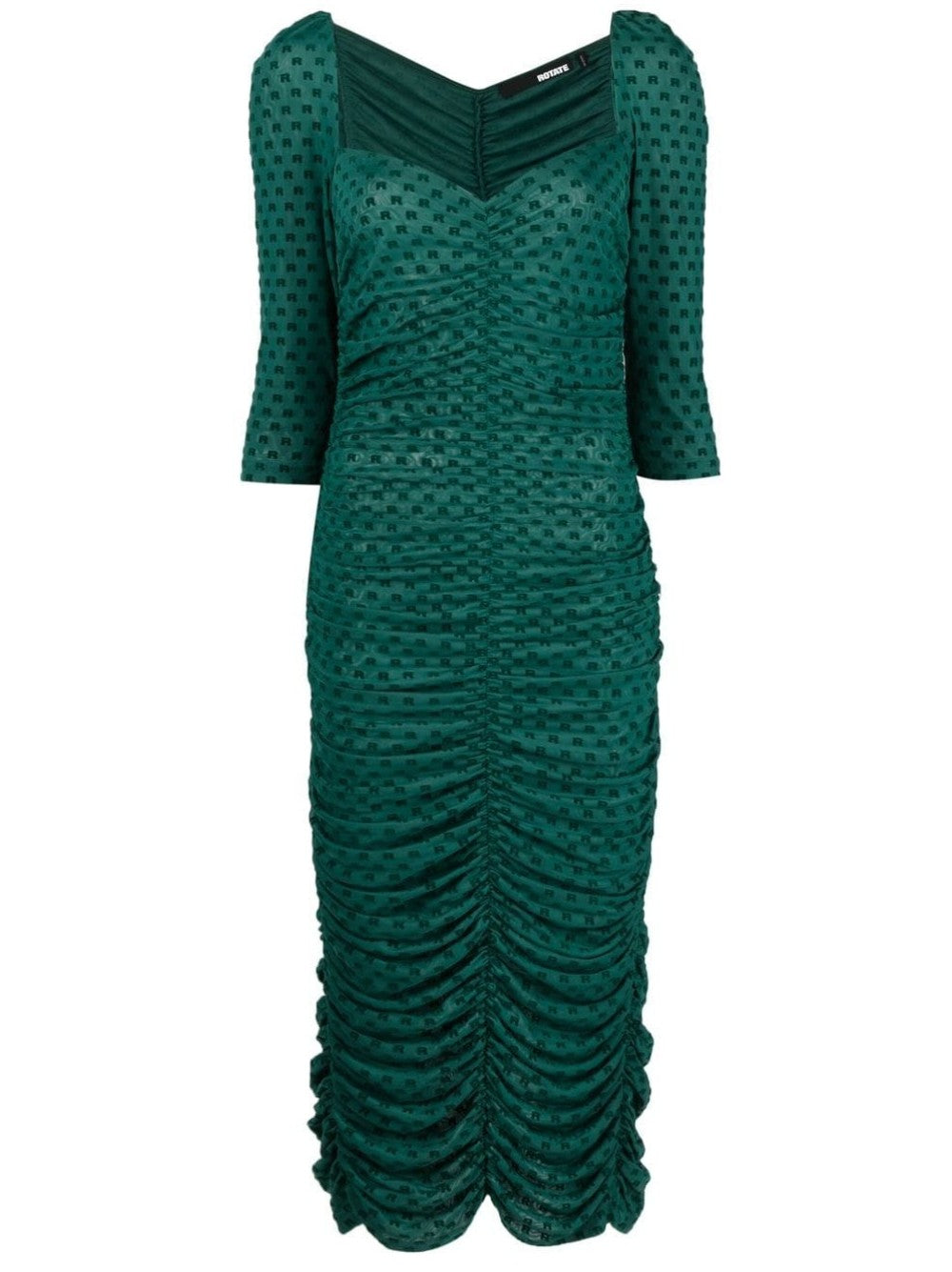 Rotate ABITO MIDI CON SCOLLO A CUORE Verde