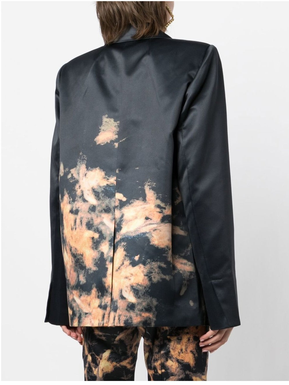 Rotate JACKE MIT ABSTRAKTEM MUSTER Schwarz