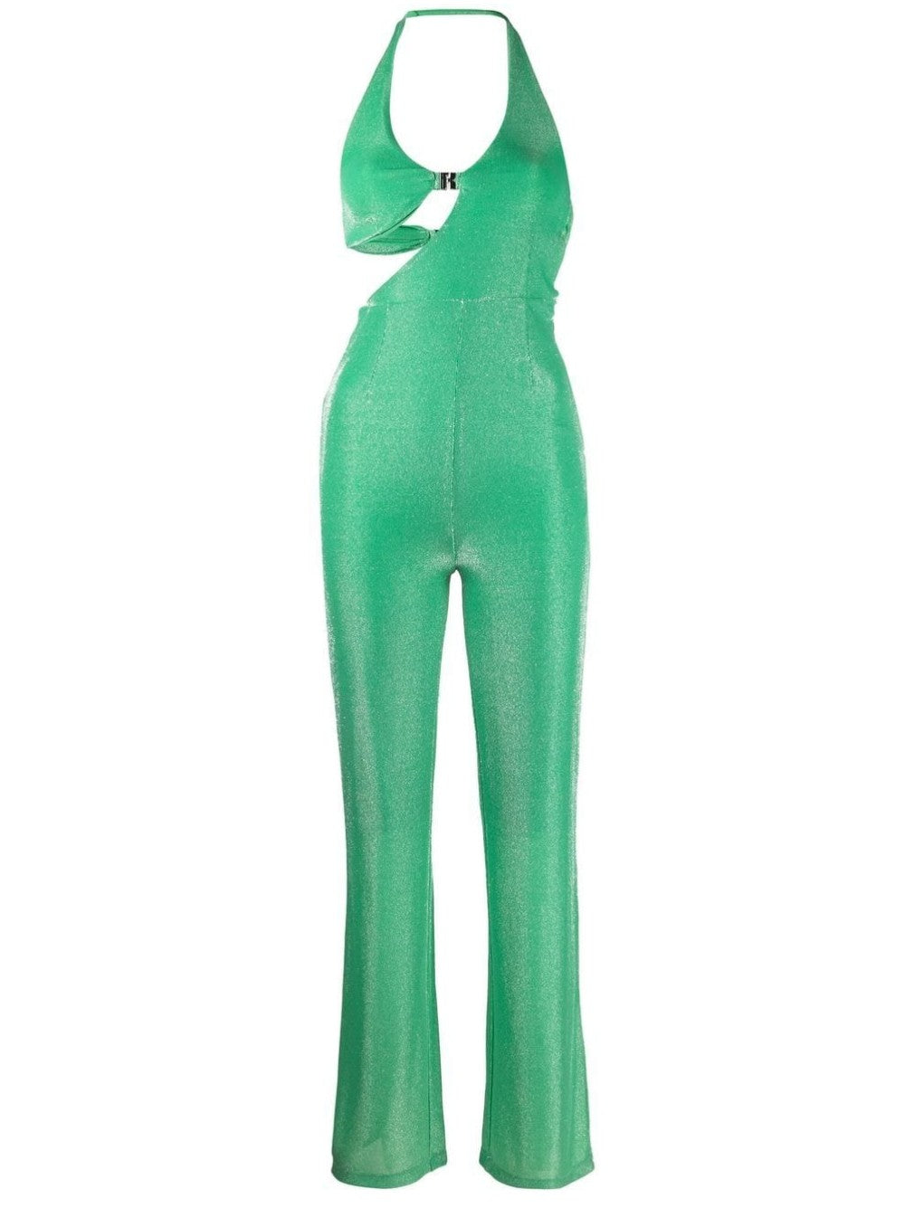 Rotate ONE-PIECE SUIT WITH CUT-OUT Green